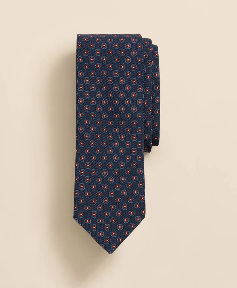 Brooks Brothers Men Silk Flower Tie