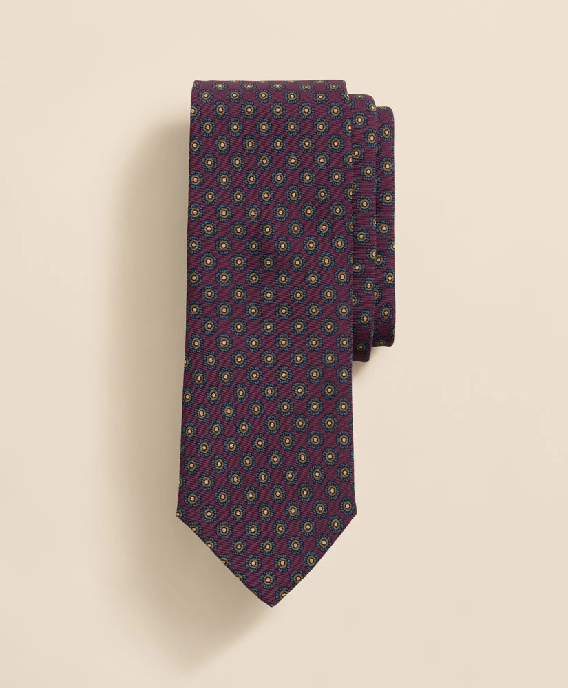 Brooks Brothers Men Silk Flower Tie