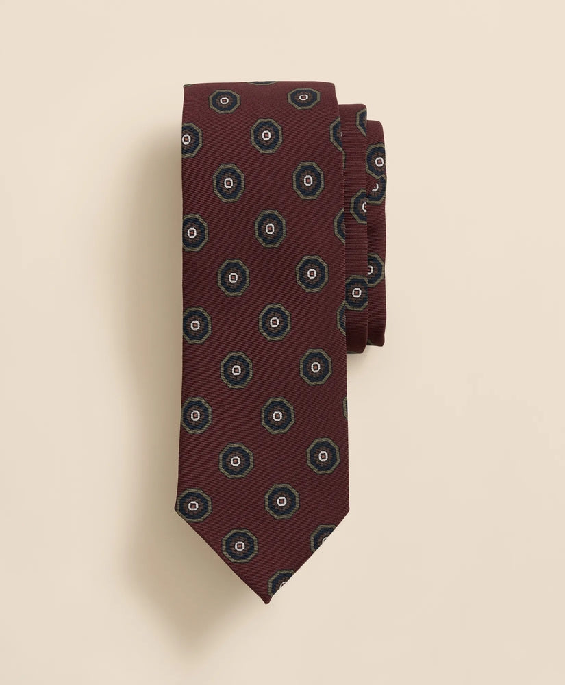 Brooks Brothers Men Silk Geometric Tie