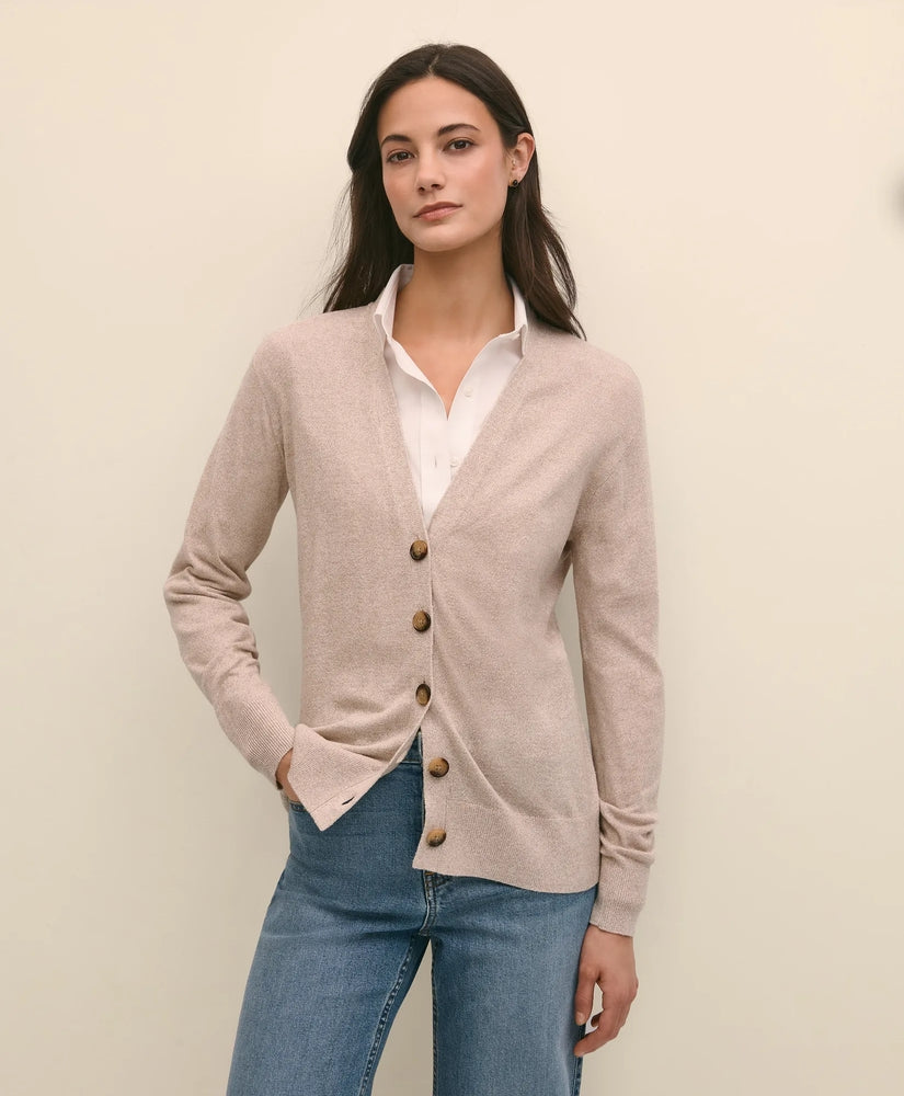 Brooks Brothers Sale Silk Marled Knit Relaxed Cardigan