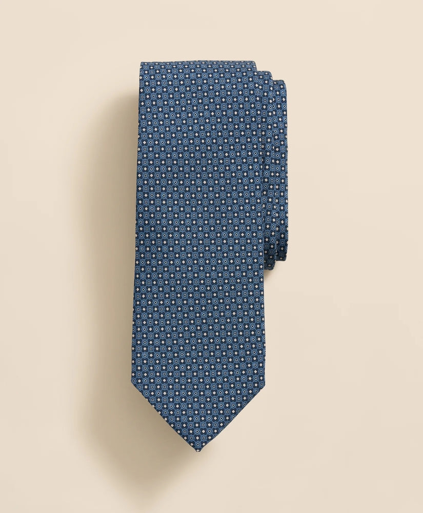 Brooks Brothers Men Silk Mini Geometric Tie