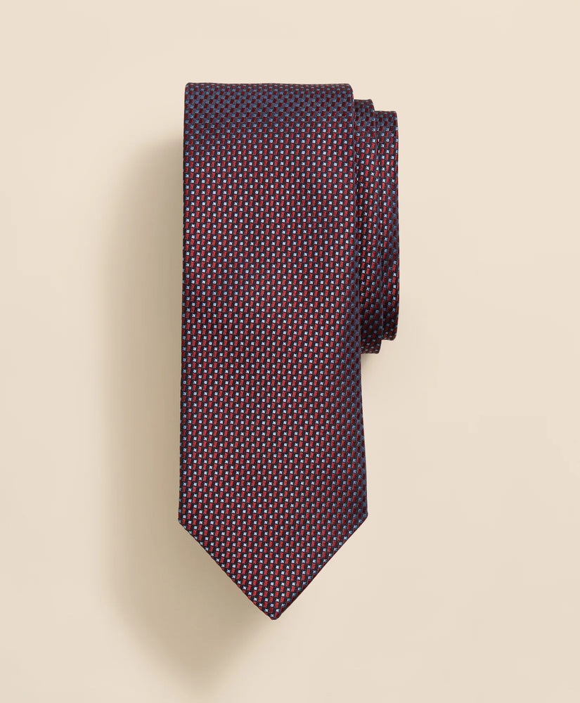 Brooks Brothers Men Silk Mini Geometric Tie