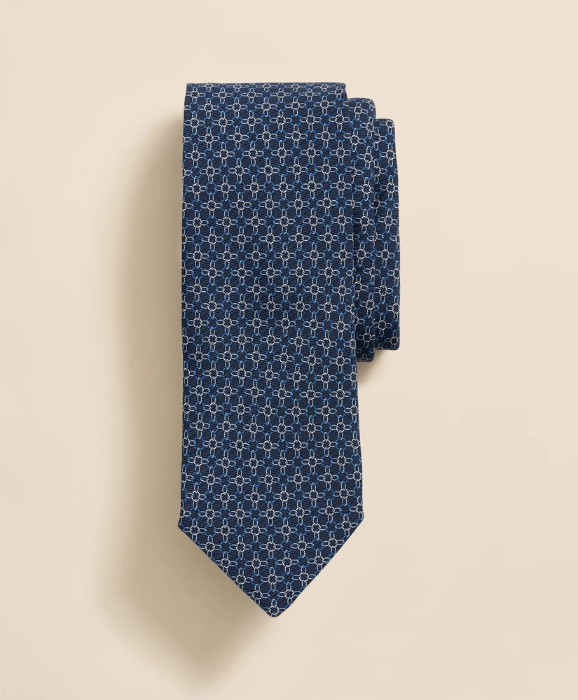 Brooks Brothers Men Silk Multi-Ring Tie