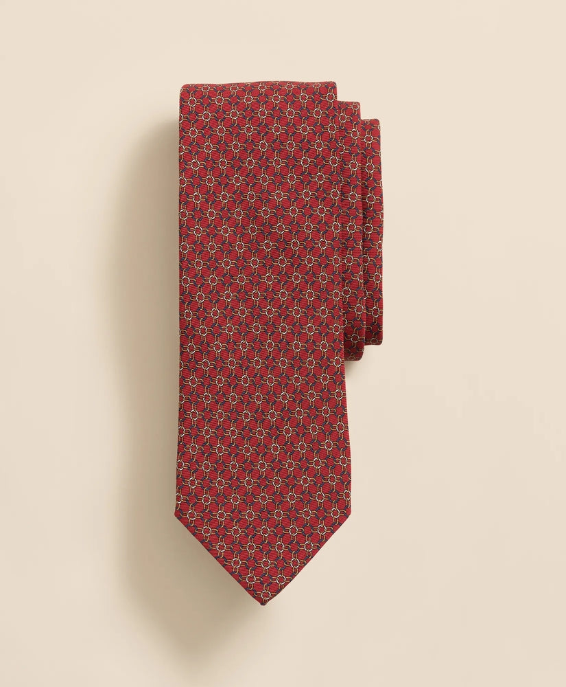 Brooks Brothers Men Silk Multi-Ring Tie