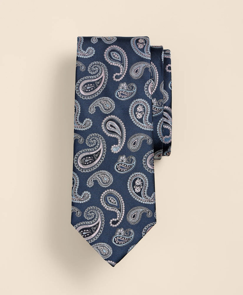Brooks Brothers Men Silk Paisley Tie