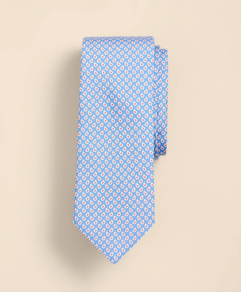 Brooks Brothers Men Silk Pine Foulard Tie
