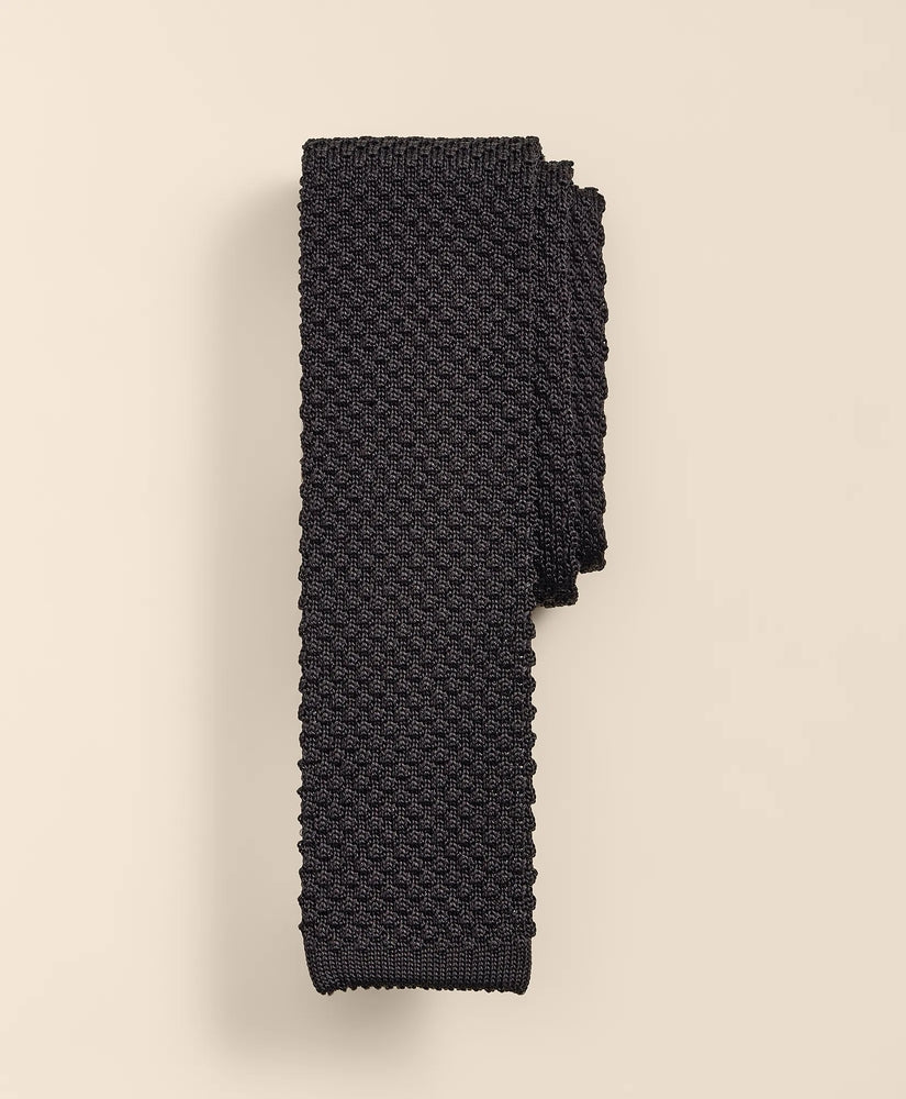 Brooks Brothers Men Silk Textured Knit Tie