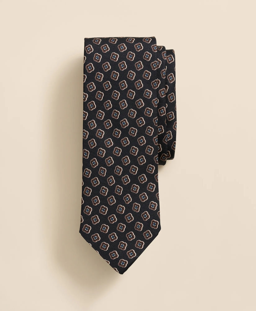 Brooks Brothers Men Silk Tossed Square Tie