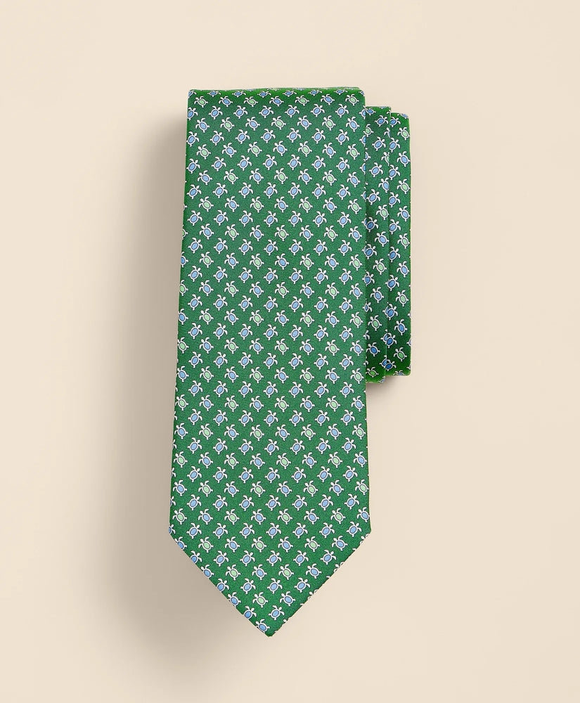Brooks Brothers Men Silk Turtle Tie