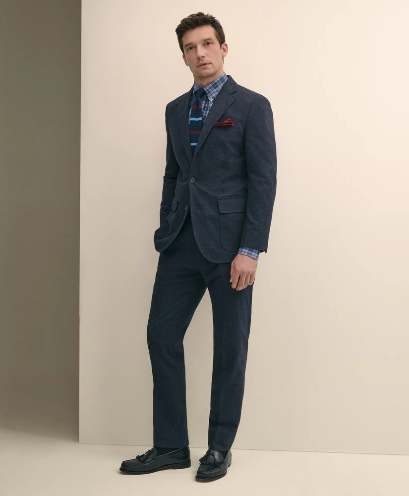 Brooks Brothers Sale Slim Fit Check Suit Pants in Brushed-Cotton