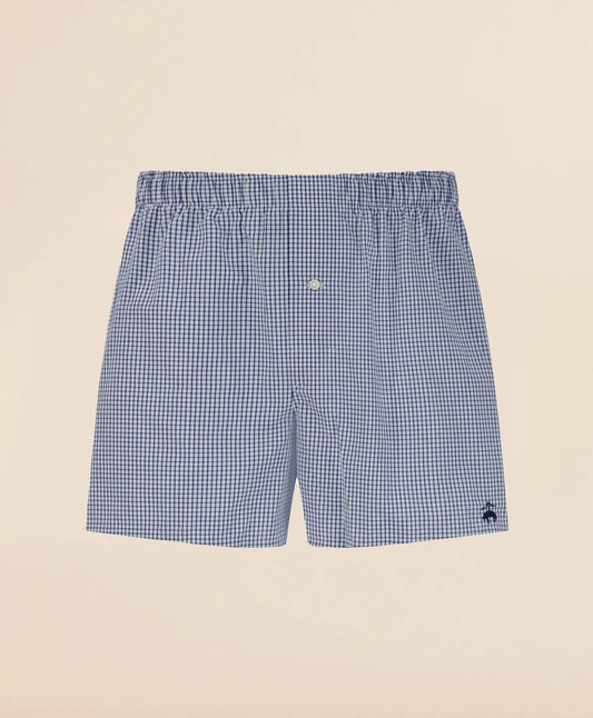 Brooks Brothers Men Slim Fit Cotton Broadcloth Check Boxers