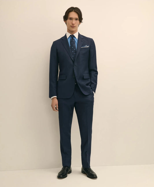 Brooks Brothers Tailored Slim Fit Wool Pinstripe 1818 Suit