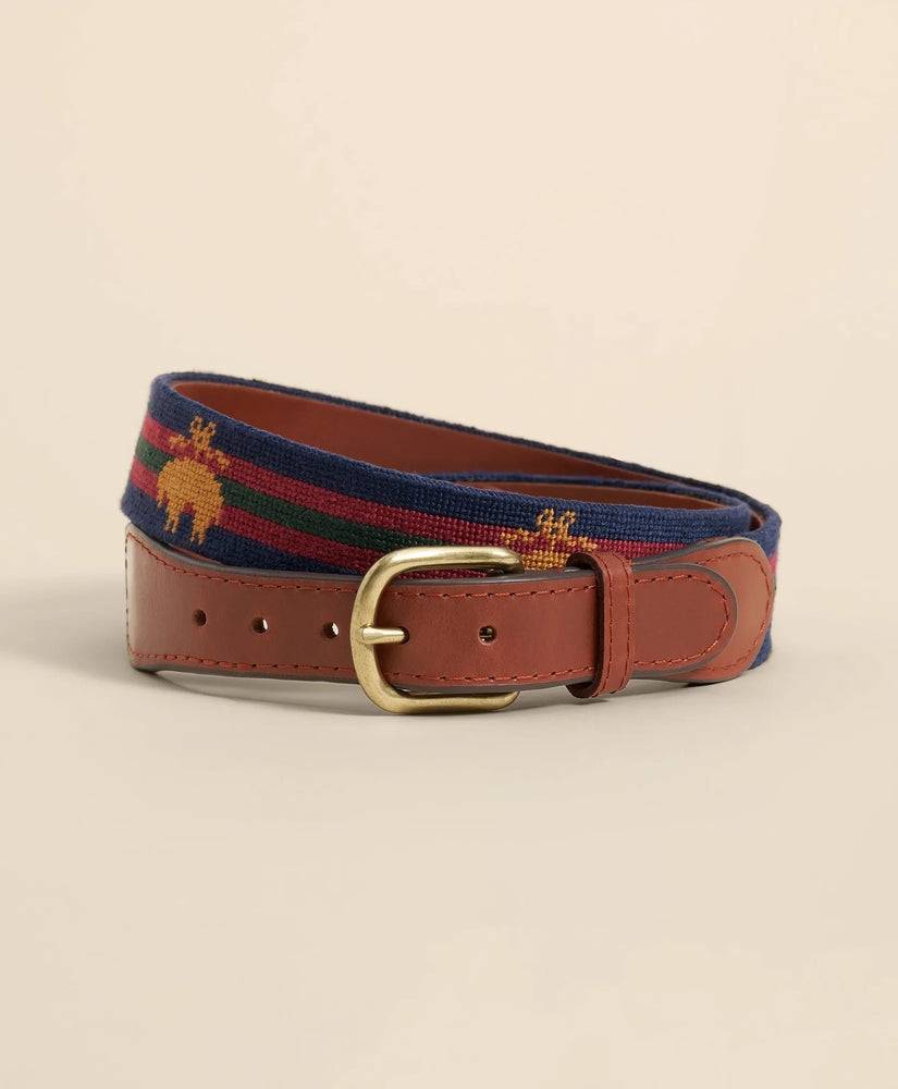 Brooks Brothers Men Smathers & Branson Needlepoint Golden Fleece