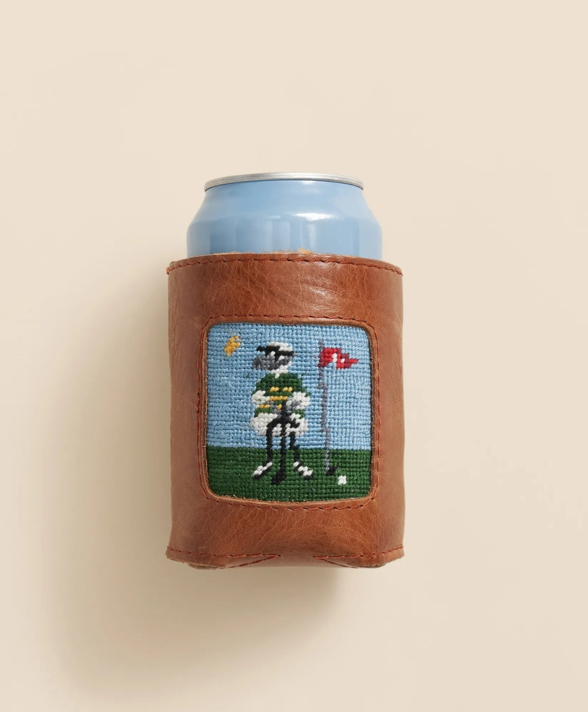 Brooks Brothers Men Smathers & Branson Needlepoint Henry Can Cooler