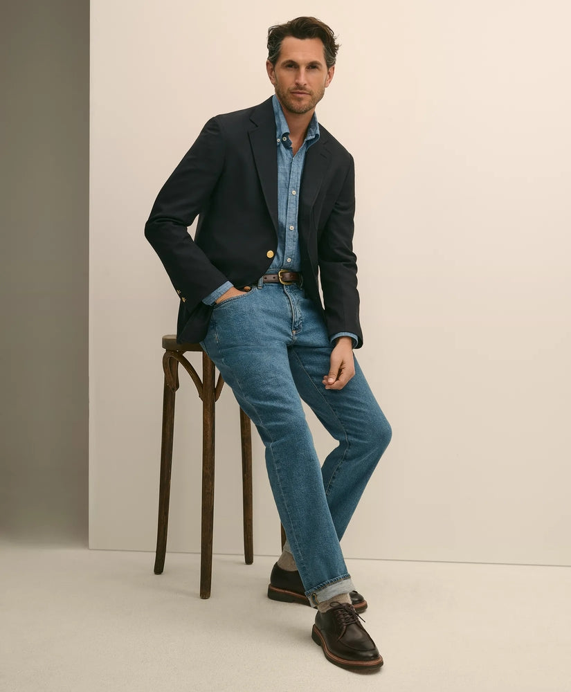 Brooks Brothers Men Straight Fit Denim Jeans