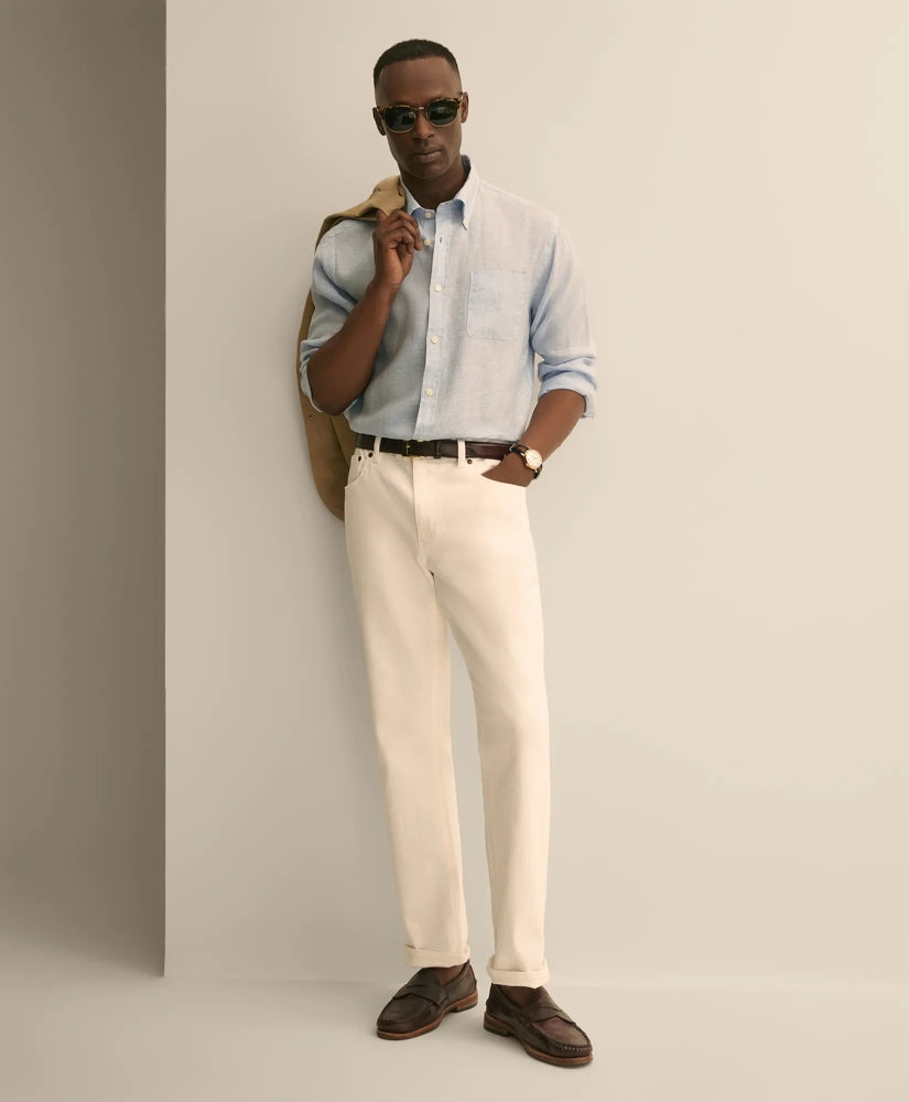 Brooks Brothers Men Straight Fit Denim Jeans