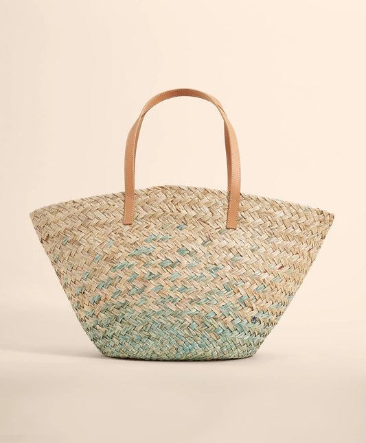 Brooks Brothers Sale Flora Bella Straw Dip-Dye Shopper Bag