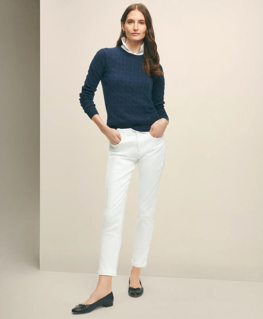 Brooks Brothers Women Stretch Cotton Jeans