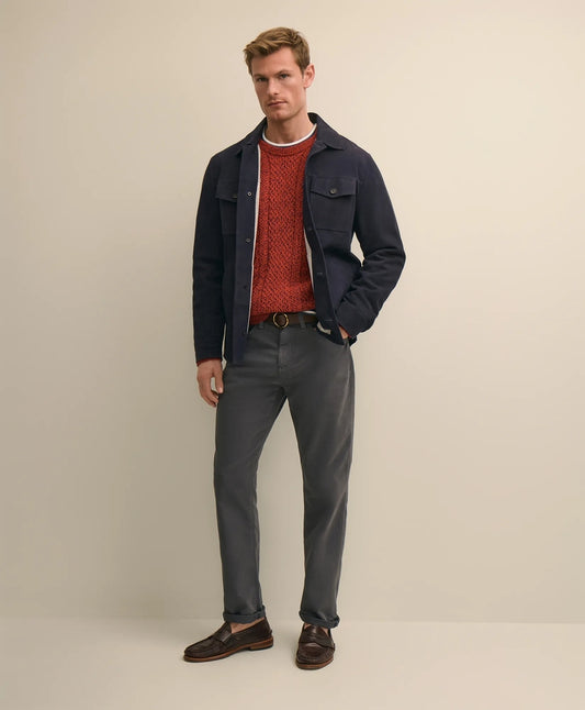 Brooks Brothers Men Suede Shirt Jacket