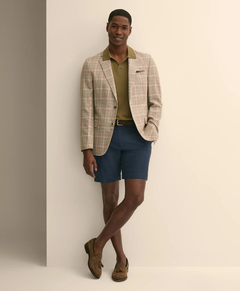Brooks Brothers Men The 9" Linen-Cotton Shorts