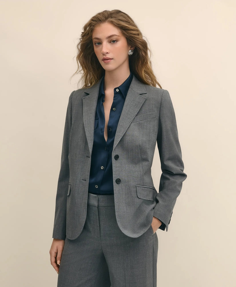 Brooks Brothers Women The Essentials Brooks Brothers Stretch Wool Jacket