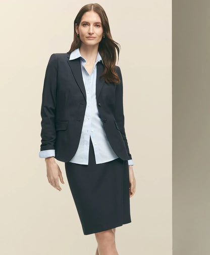 Brooks Brothers Women The Essentials Brooks Brothers Stretch Wool Jacket