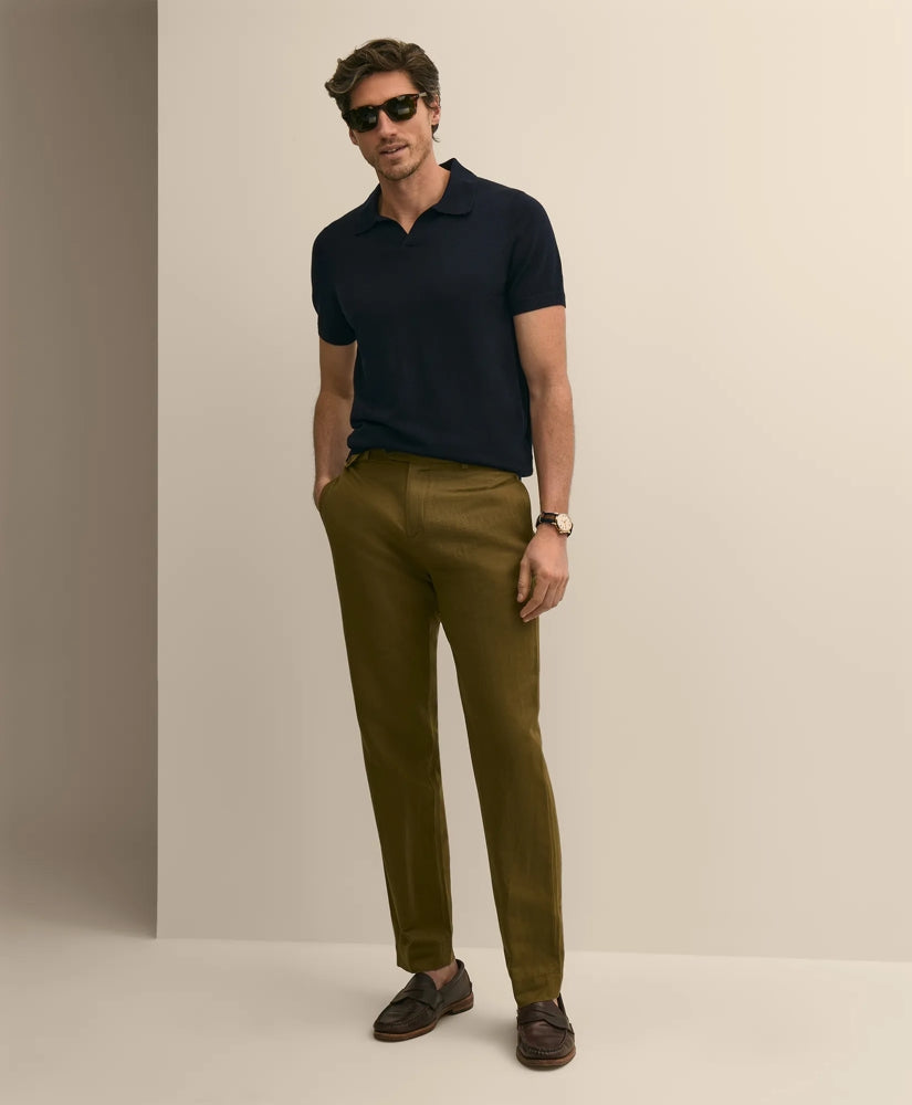 Brooks Brothers Men The Linen-Cotton Pants