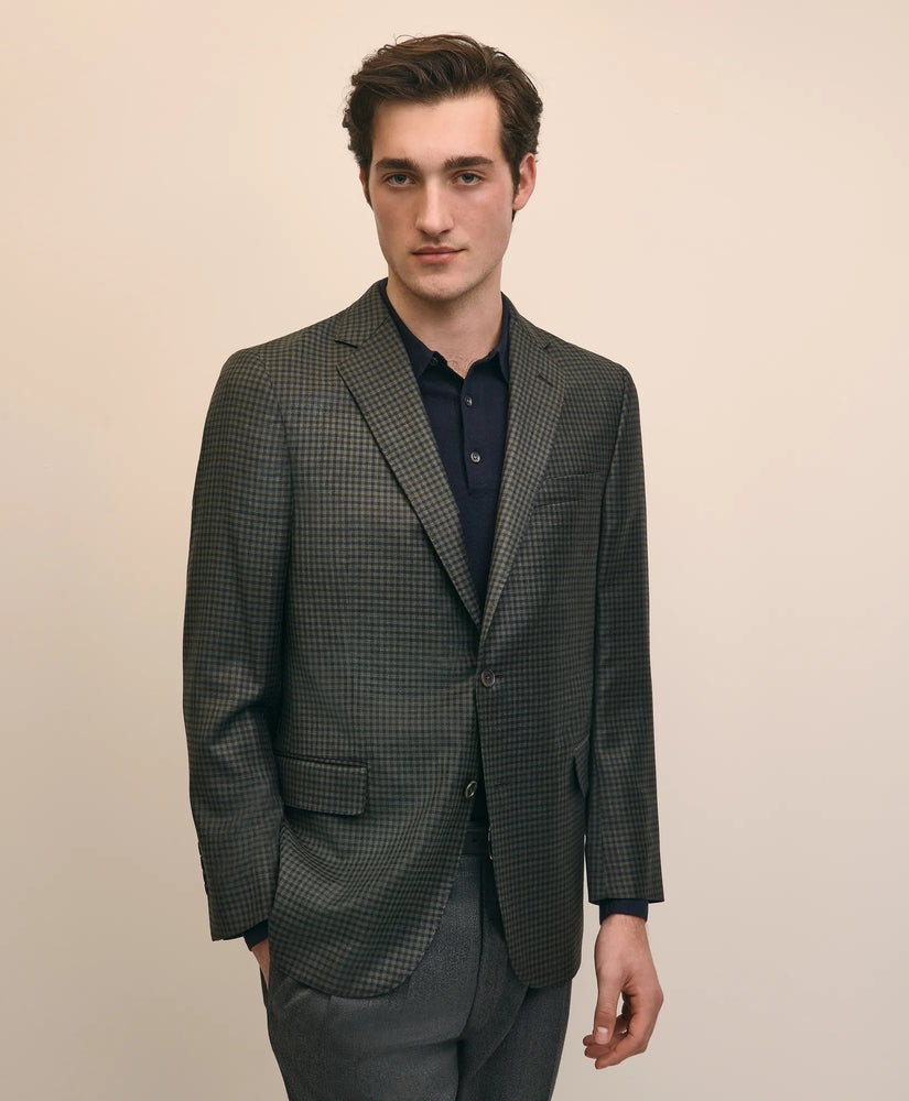 Brooks Brothers Sale Classic Fit Wool Gingham Sport Coat