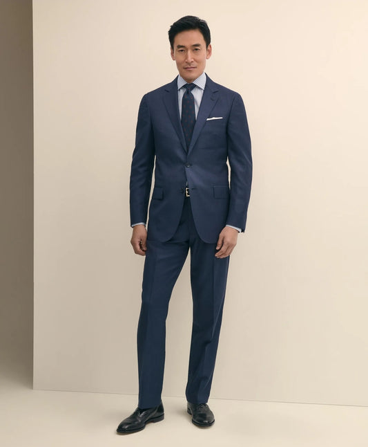 Brooks Brothers Tailored Traditional Fit Wool Pinstripe 1818 Suit