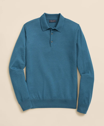 Brooks Brothers Men Ultimate Merino Wool Polo Sweater