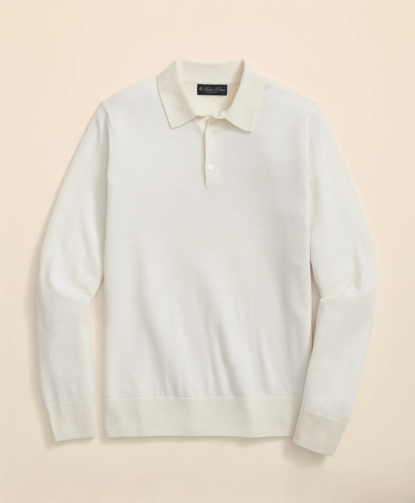 Brooks Brothers Men Ultimate Merino Wool Polo Sweater