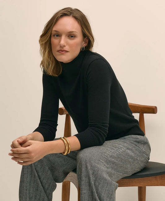 Brooks Brothers Women Ultimate Merino Wool Turtleneck
