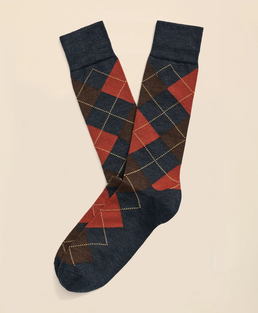 Brooks Brothers Sale Wool Blend Argyle Socks