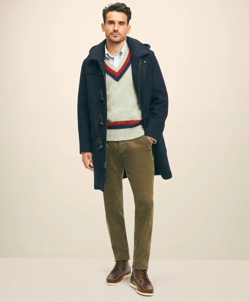 Brooks Brothers Men Wool Duffle Coat