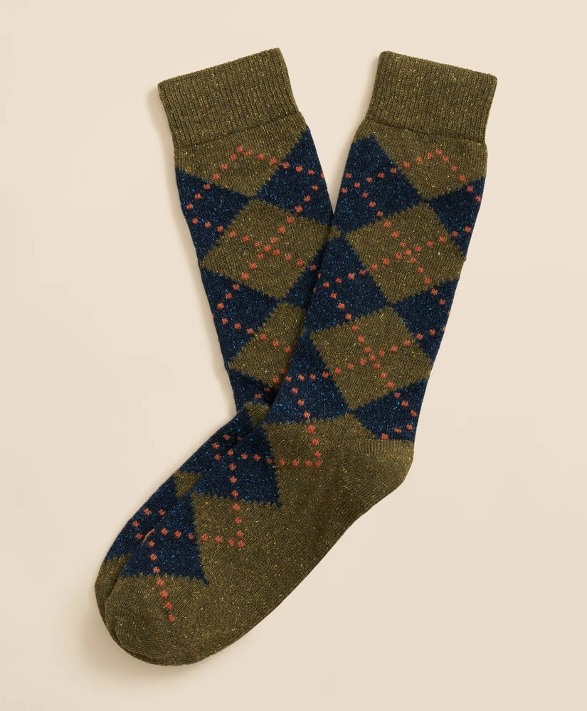 Brooks Brothers Sale Wool-Silk Blend Argyle Socks