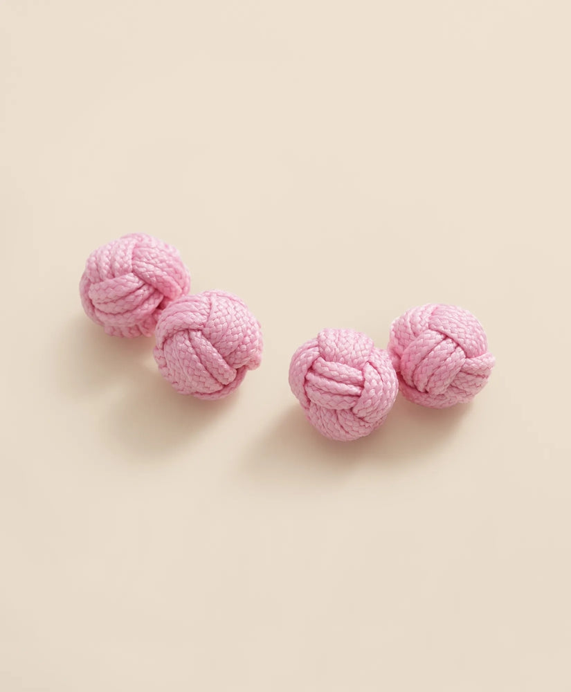 Brooks Brothers Men Woven Knot Cufflinks