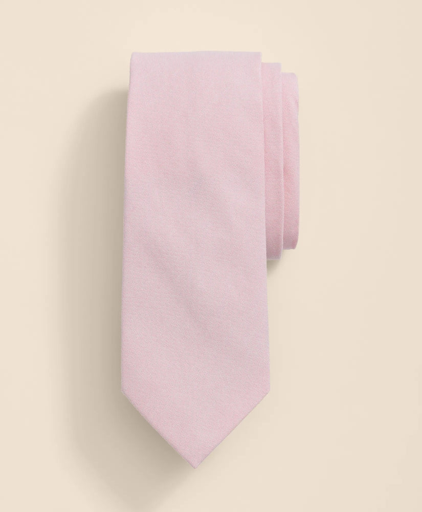 Brooks Brothers Men Cotton-Silk Oxford Tie