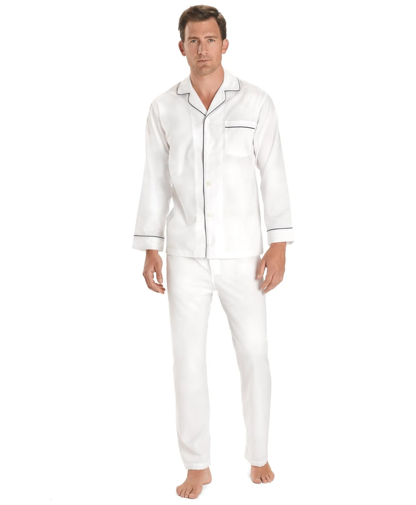 Brooks Brothers Men Wrinkle-Resistant Broadcloth Pajamas