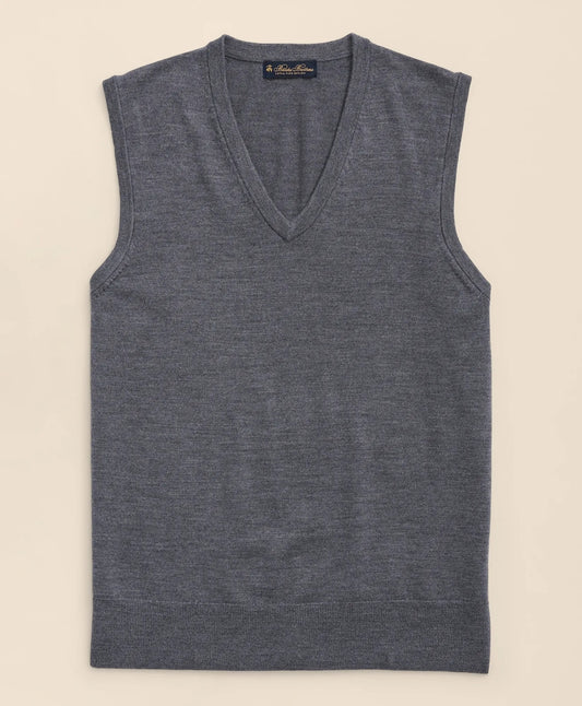 Brooks Brothers Tailored Ultimate Merino Wool Sweater Vest