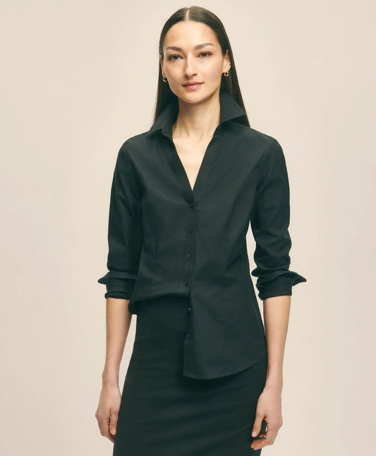 Brooks Brothers Shirts Fitted Non-Iron Stretch Supima