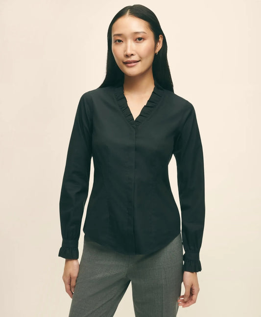 Brooks Brothers Women Fitted Non-Iron Stretch Supima