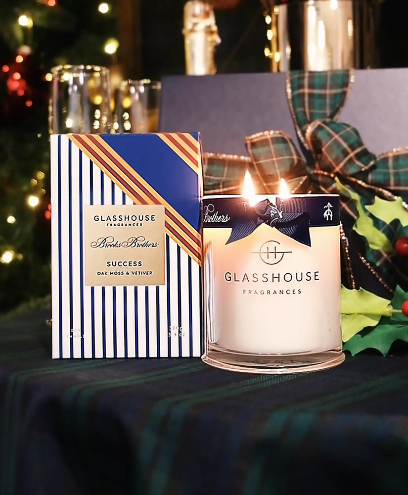 Brooks Brothers Men Oak Moss & Vetiver "Success" Candle