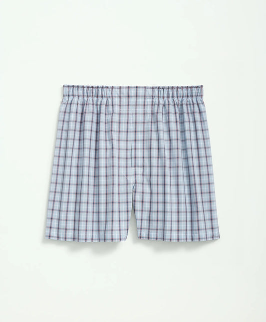 Brooks Brothers Sale Cotton Broadcloth Plaid Boxers