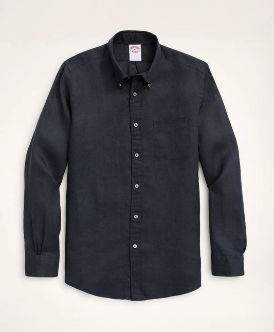 Brooks Brothers Shirts Big & Tall Sport Shirt, Irish Linen