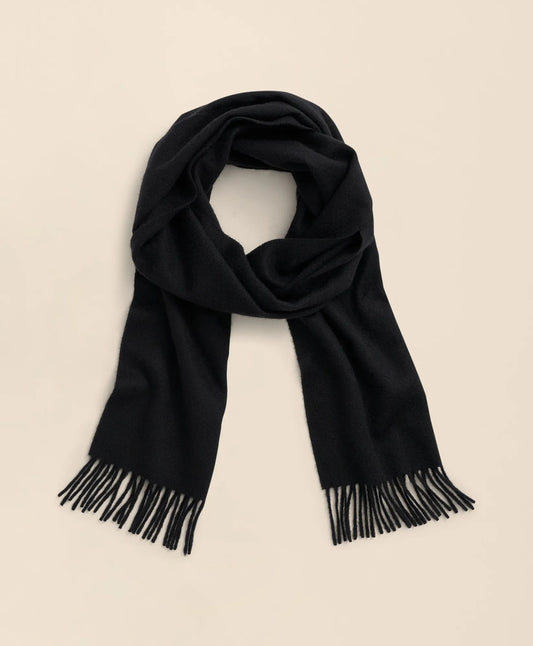 Brooks Brothers Men Cashmere Fringed Scarf