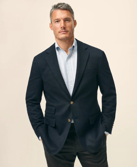 Brooks Brothers Tailored Traditional Fit Cashmere Fit 1818 Blazer
