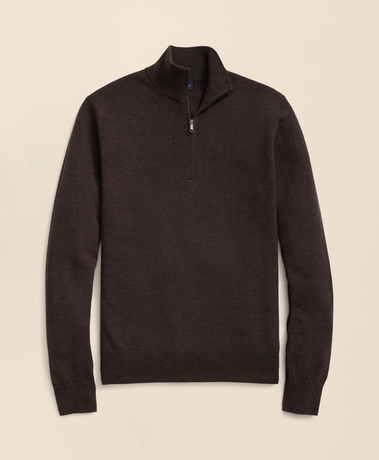 Brooks Brothers Men Ultimate Merino Wool Quarter-Zip Sweater