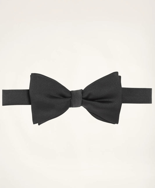 Brooks Brothers Men Formal Butterfly Pre-Tied Satin Bow Tie