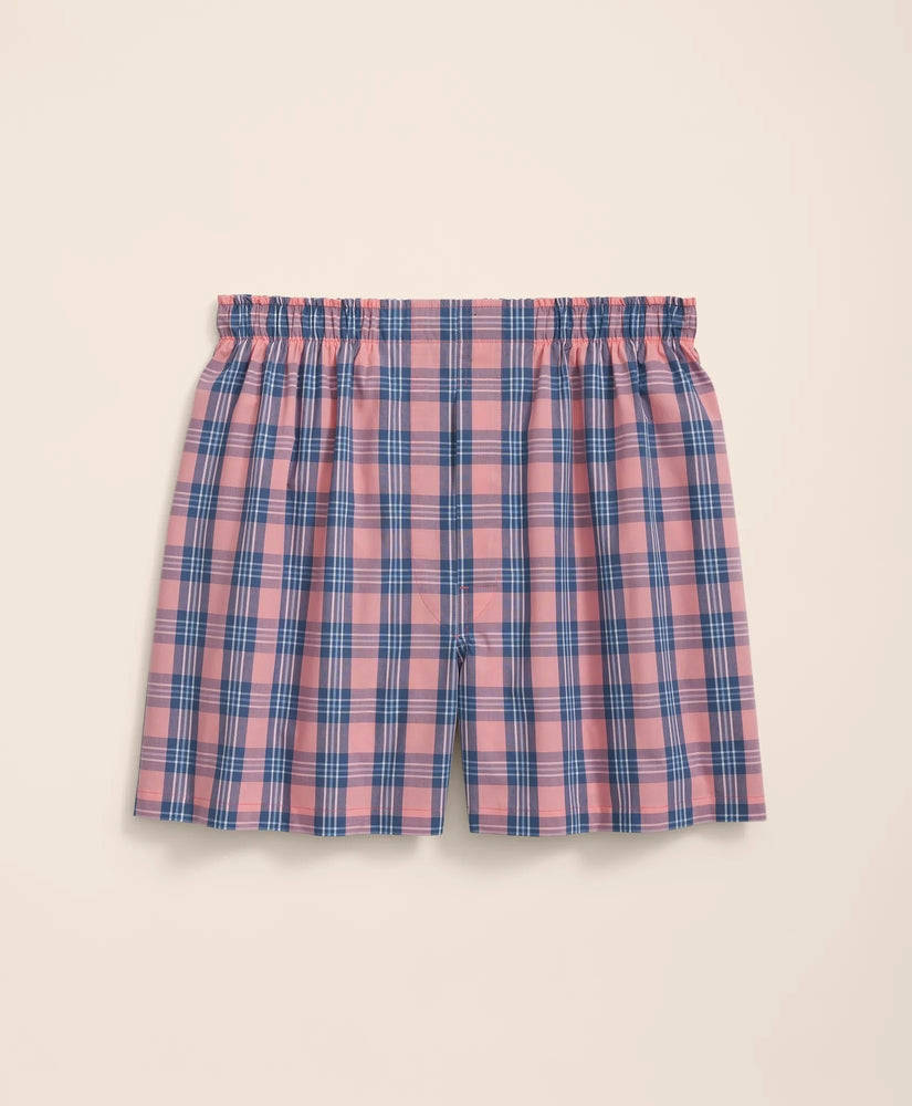 Brooks Brothers Sale Cotton Broadcloth Plaid Boxers