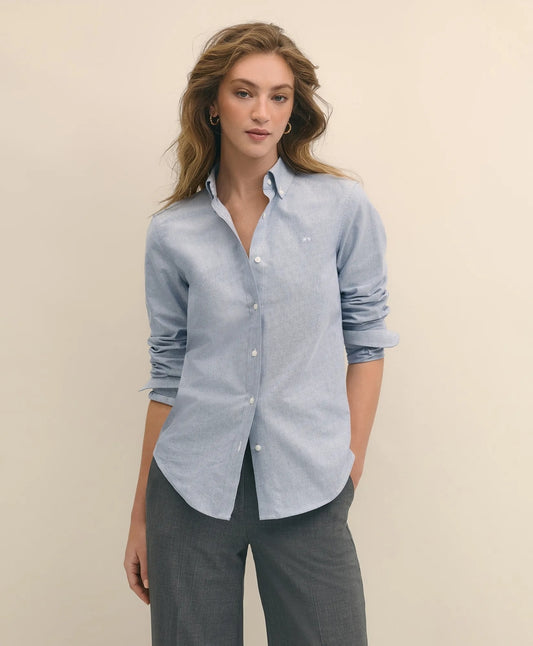 Brooks Brothers Women Classic-Fit Cotton Oxford Shirt